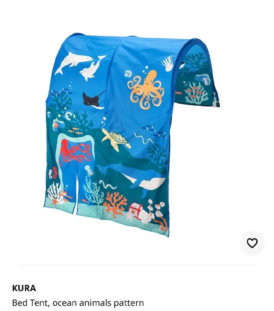 Продам кровать IKEA KURA, в хорошем состоянии. 500 aed.