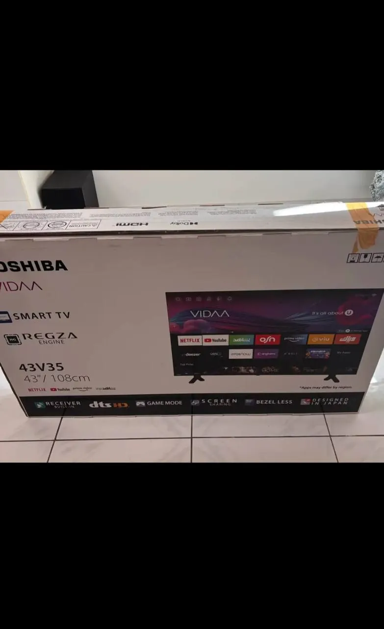 Смарт-телевизор Toshiba 43" (108 см), Full HD, VIDAA Smart TV.